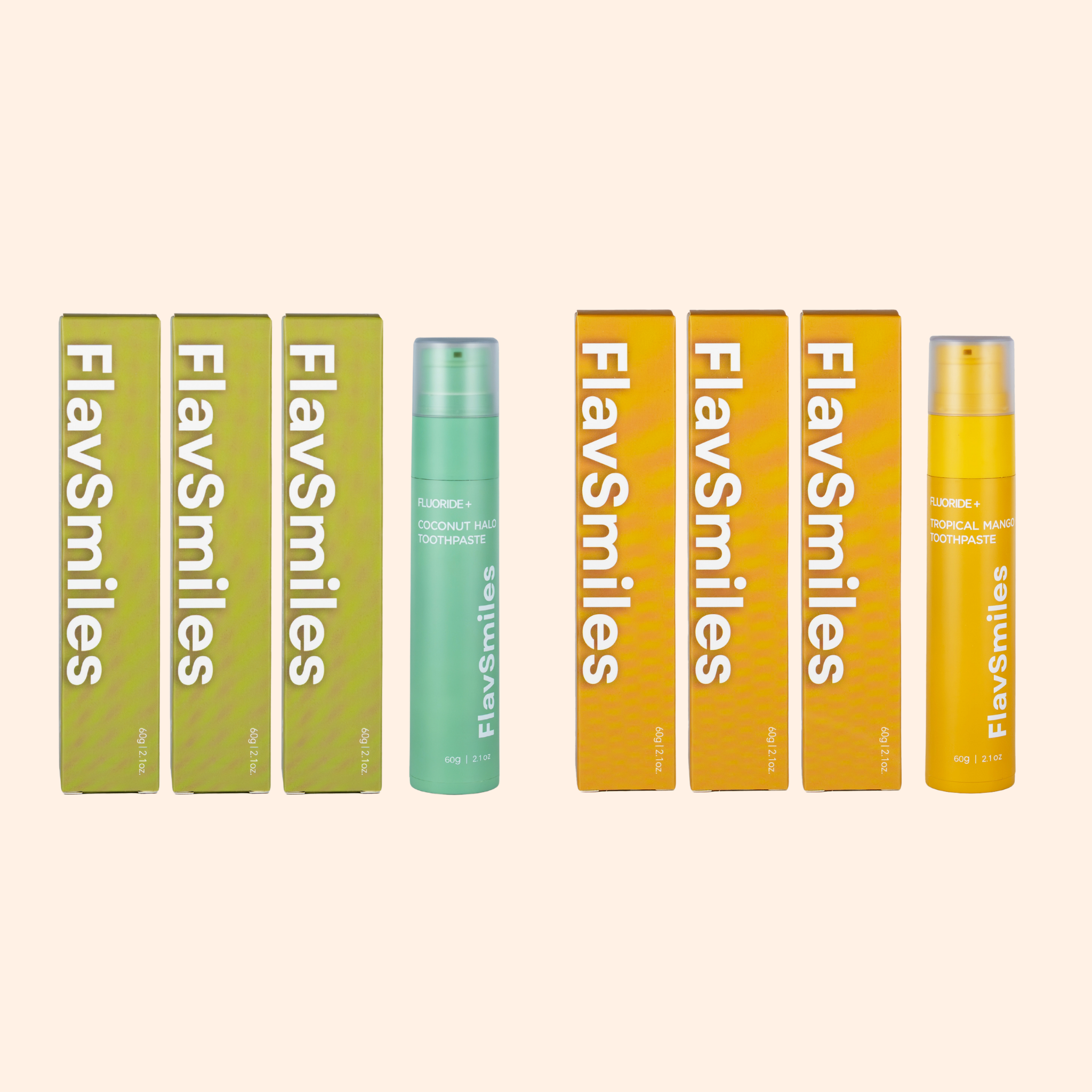 Bundle 5 Flavsmiles + 1 Free Flavored Flouride Toothpaste