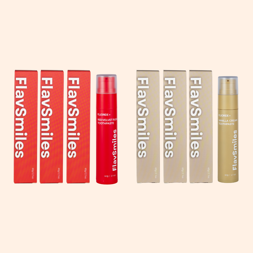 Bundle 5 Flavsmiles + 1 Free Flavored Flouride Toothpaste