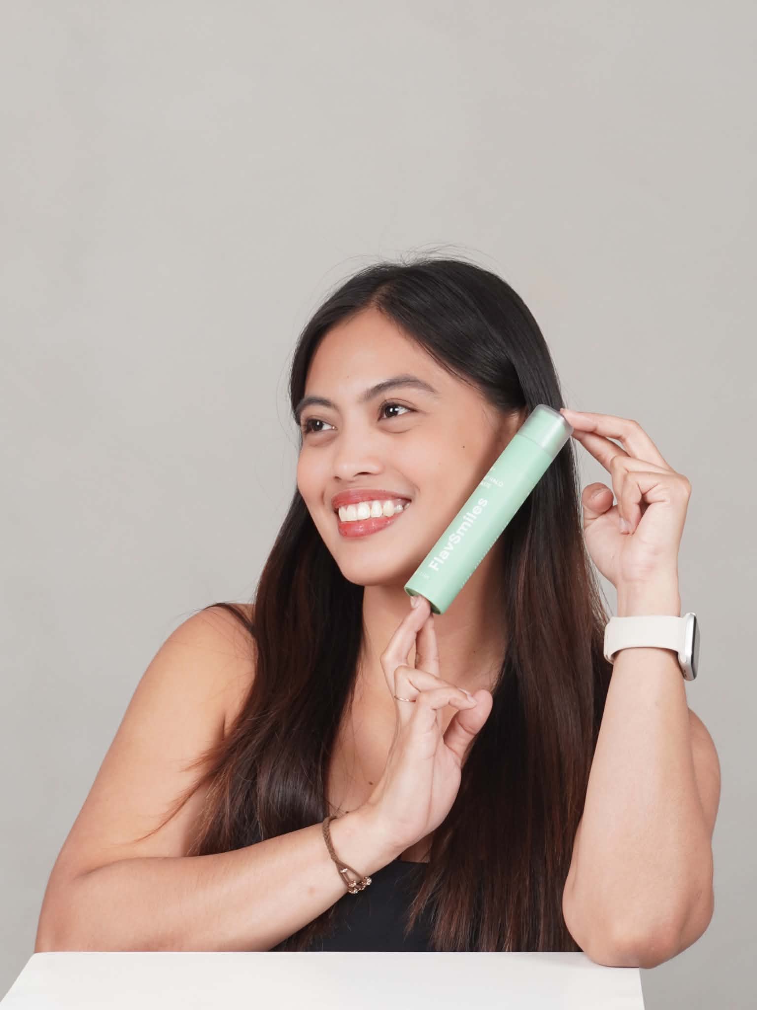 FlavSmiles Coconut Halo Flavor Fluoride Toothpaste 🥥