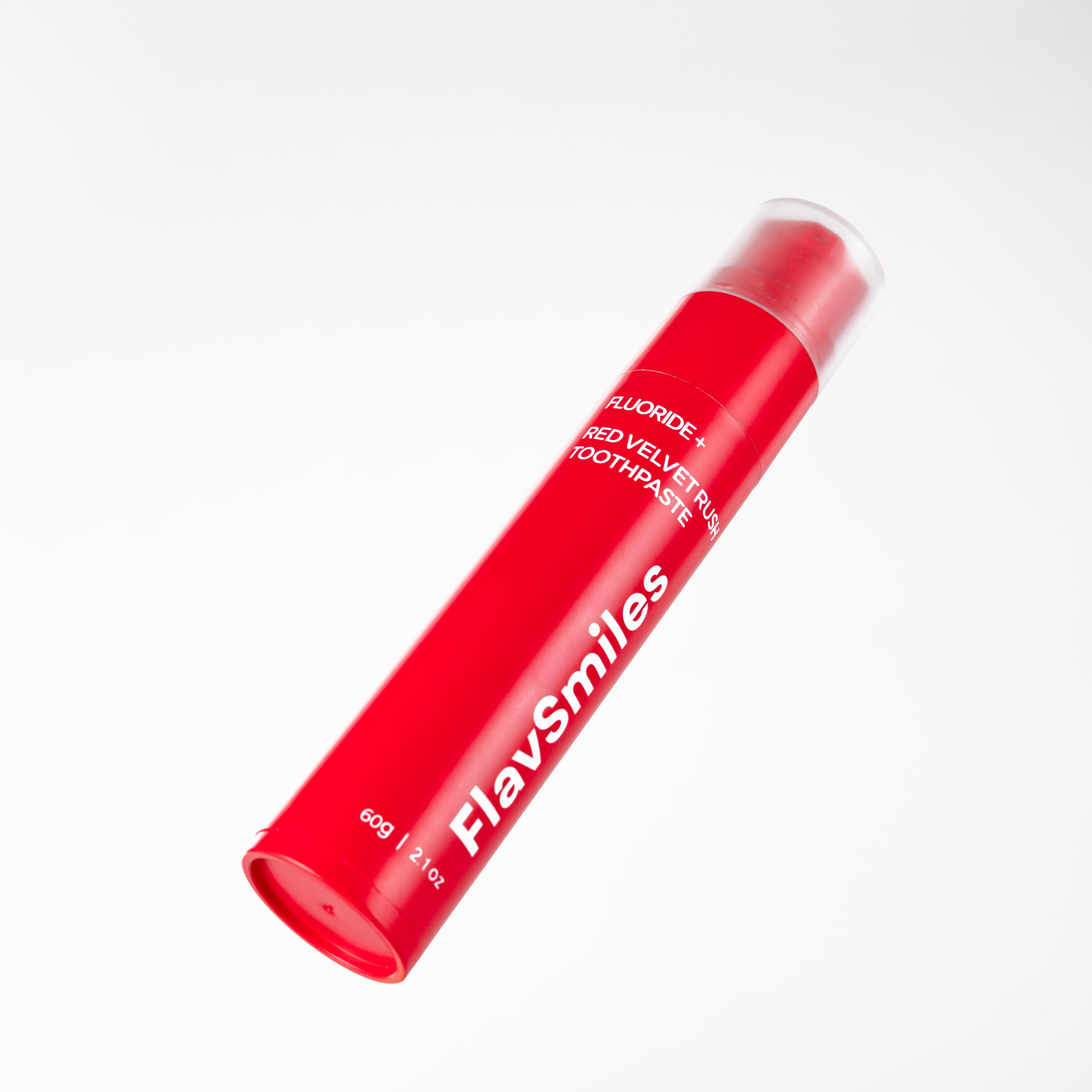FlavSmiles Red Velvet Rush Cake Flavor Fluoride Toothpaste