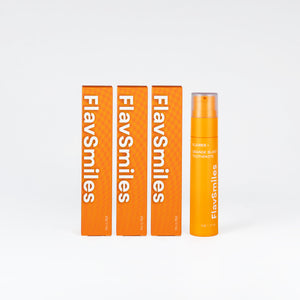 Orange toothpaste