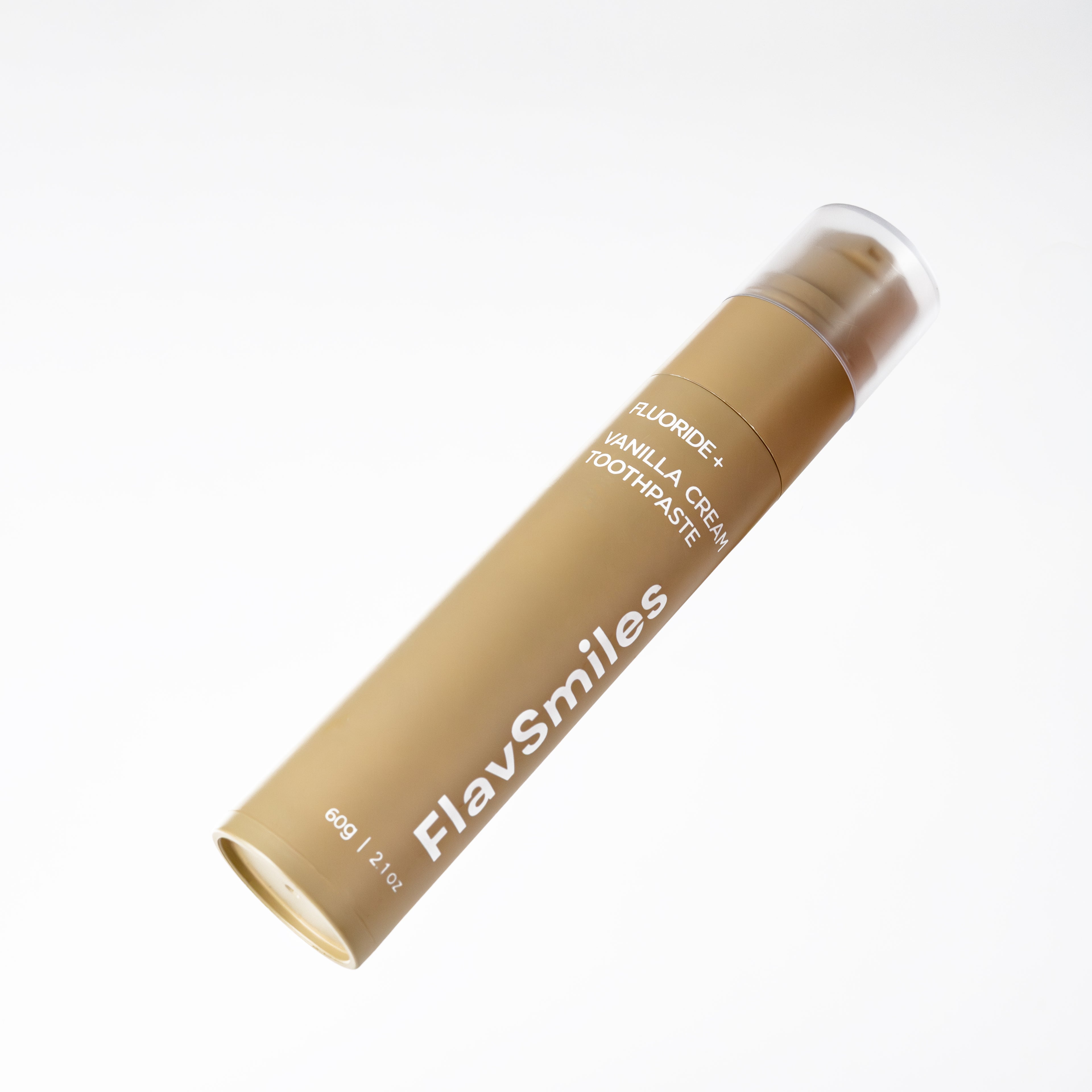 FlavSmiles Vanilla Cream Flavor Fluoride Toothpaste