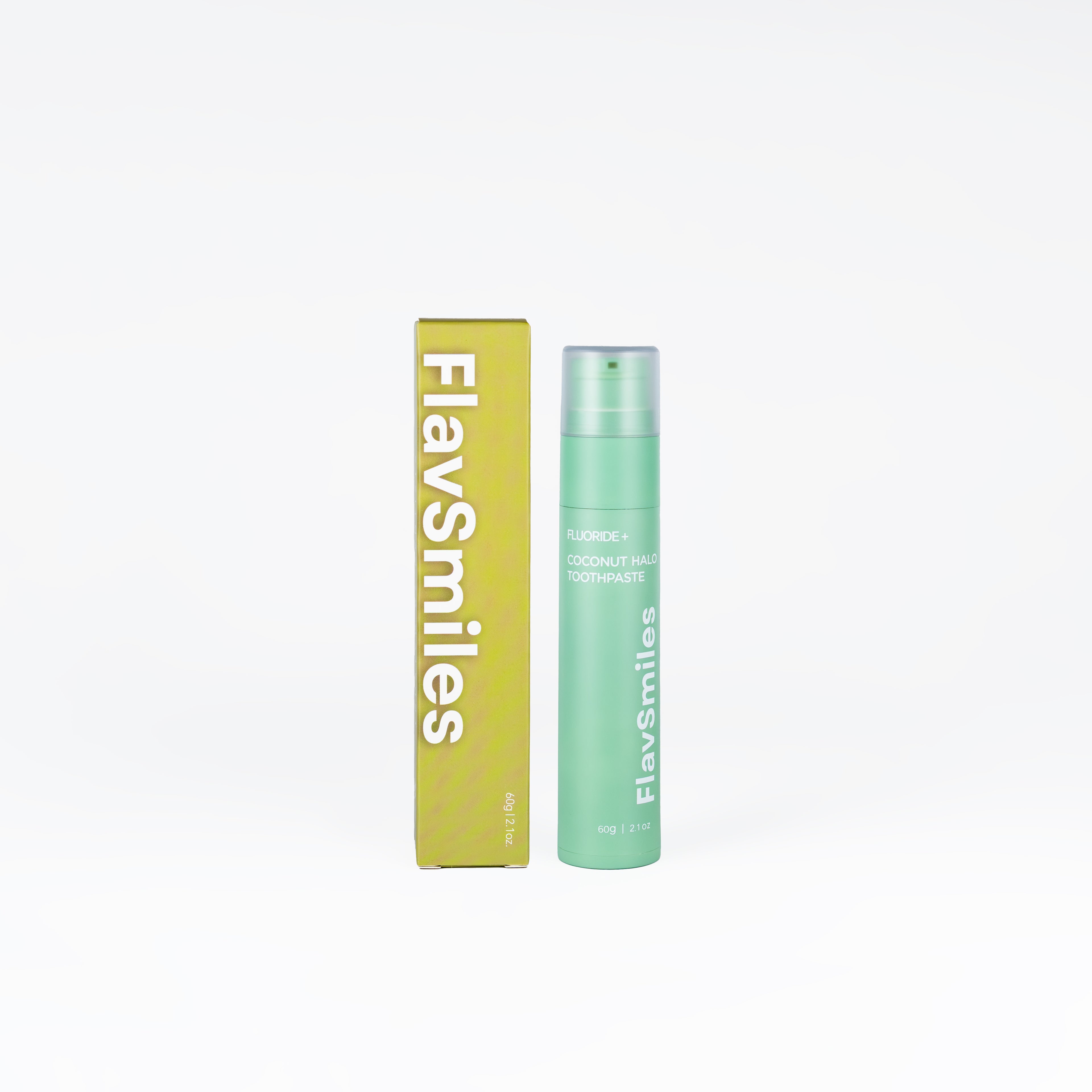 FlavSmiles Coconut Halo Flavor Fluoride Toothpaste 🥥