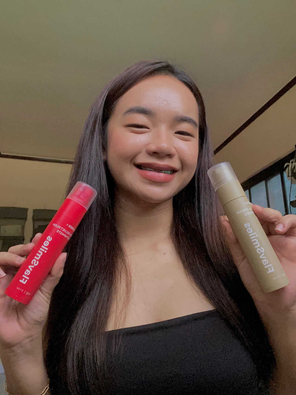 FlavSmiles Red Velvet Rush Cake Flavor Fluoride Toothpaste